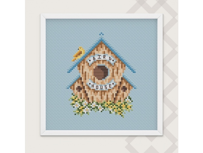 Birdhouse 2 Cross Stitch Pattern фото 1