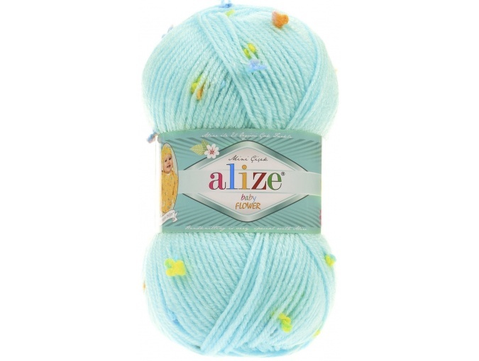 Alize Baby Flower, 94% Acrylic, 6% Polyamide 5 Skein Value Pack, 500g фото 6