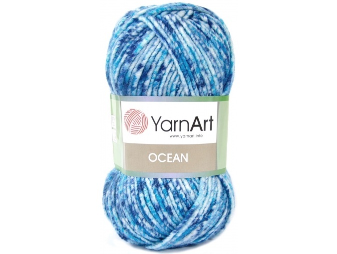 YarnArt Ocean 20% Wool, 80% Acrylic, 5 Skein Value Pack, 500g фото 3