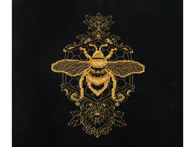 Golden Bee Cross Stitch Kit фото 1