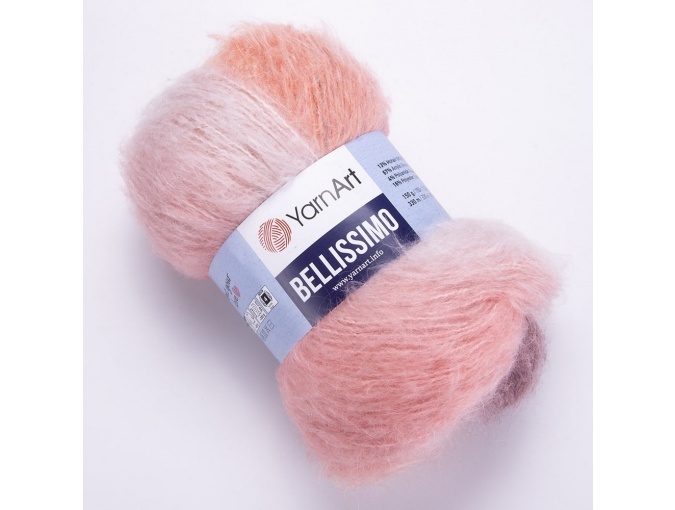 YarnArt Bellissimo 13% mohair, 67% acrylic, 4% polyamide, 16% polyester, 3 Skein Value Pack, 450g фото 12