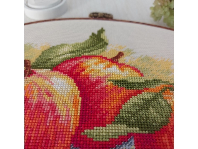 Three Apples Cross Stitch Pattern фото 3