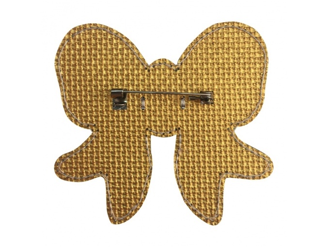 Brooch "Bow" Bead Embroidery Kit фото 2