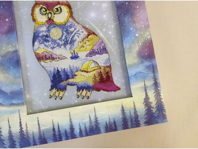 Owl in Jupiter Cross Stitch Pattern фото 4