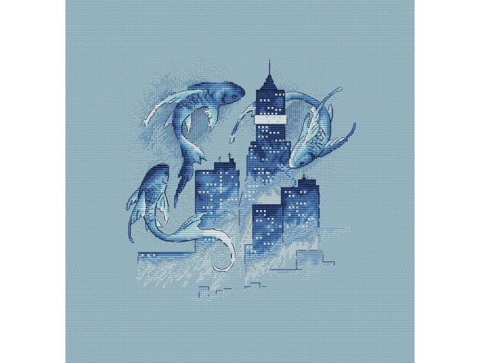 What Do Cities Dream About? Cross Stitch Pattern фото 2