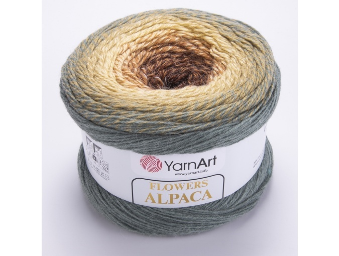 YarnArt Flowers Alpaca, 20% Alpaca, 80% Acrylic, 2 Skein Value Pack, 500g фото 17