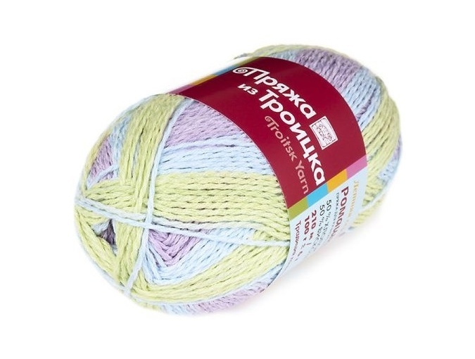 Troitsk Wool Camomile, 50% Cotton, 50% Viscose 5 Skein Value Pack, 500g фото 40