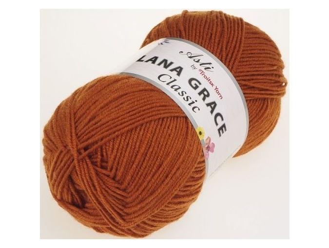 Troitsk Wool Lana Grace Classic, 25% Merino wool, 75% Super soft acrylic 5 Skein Value Pack, 500g фото 21