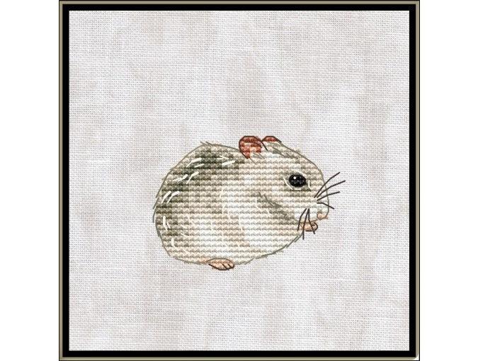 Small Hamster Cross Stitch Pattern фото 1
