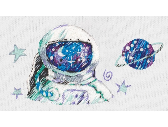Astronaut Embroidery Kit фото 1