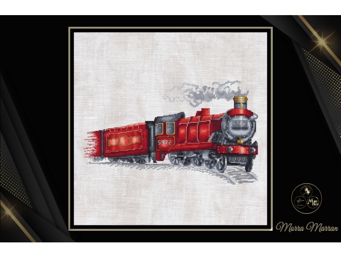 Magic Train Cross Stitch Pattern фото 1