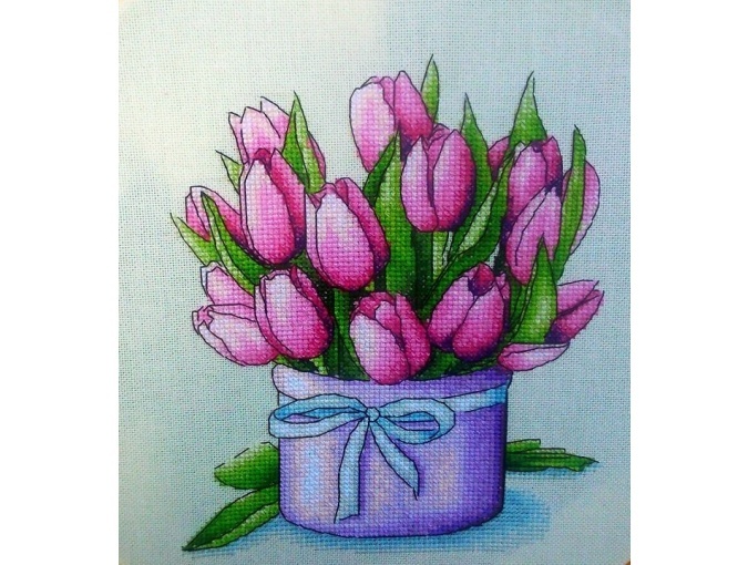 A Spring Bouquet Cross Stitch Pattern фото 3
