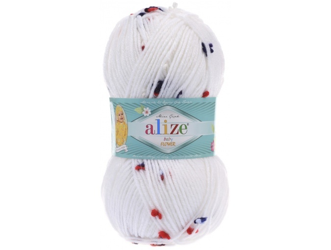 Alize Baby Flower, 94% Acrylic, 6% Polyamide 5 Skein Value Pack, 500g фото 12