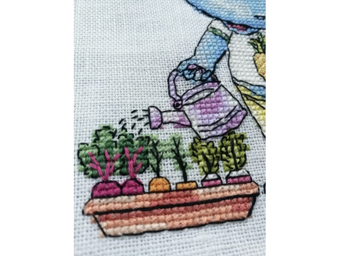 Kitchen Gardener Cross Stitch Pattern фото 5