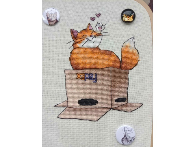 Cats. Delivery with Love Cross Stitch Pattern фото 2