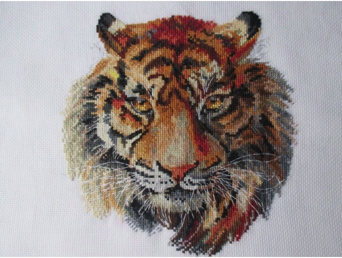 Tiger Cross Stitch Pattern фото 3