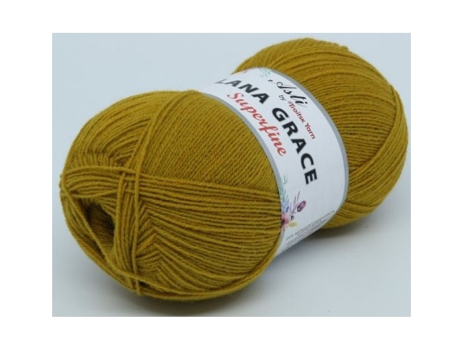 Troitsk Wool Lana Grace Superfine, 25% Merino wool, 75% Super soft acrylic 5 Skein Value Pack, 500g фото 39