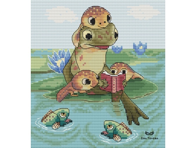 Tales of the Old Pond Cross Stitch Pattern фото 2