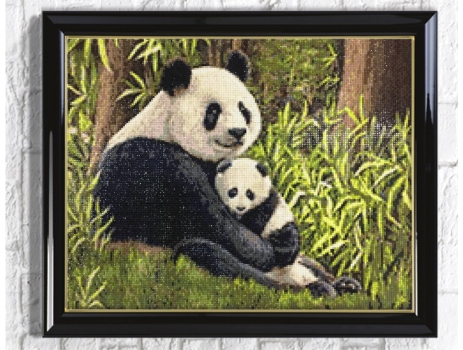 Mom Panda Diamond Painting Kit фото 3