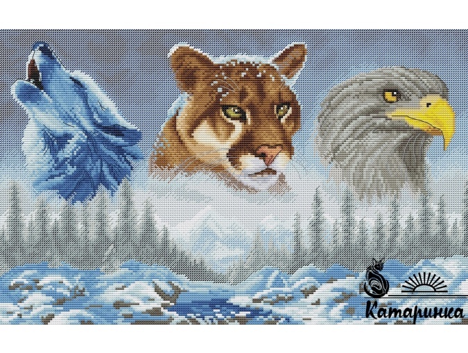 Spirits of the Forest Cross Stitch Pattern фото 1