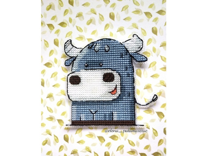 Bull Cross Stitch Pattern фото 4