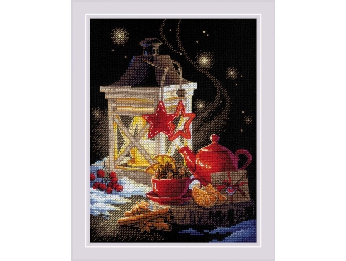 Winter Tea Time Cross Stitch Kit фото 1