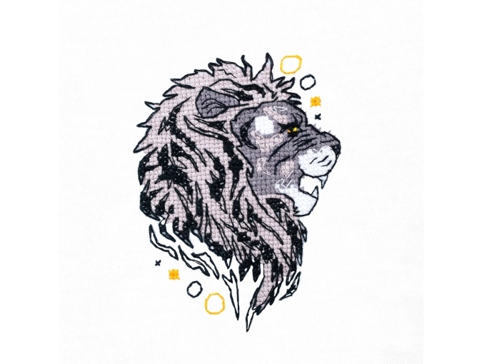 Lion Cross Stitch Kit by Sozvezdie фото 1