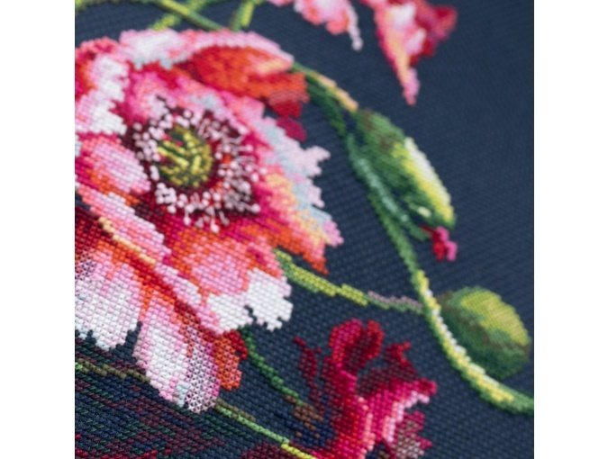 The Mystery Of Poppies Cross Stitch Kit фото 8