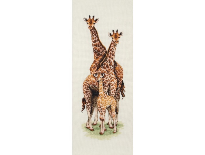 Giraffe Family Cross Stitch Kit фото 1