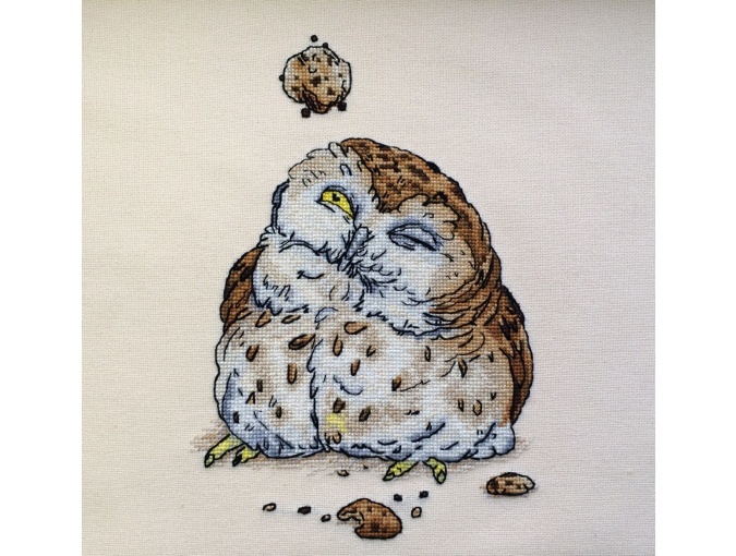 Cookie Owl Cross Stitch Pattern фото 2