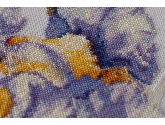 Tender Irises Cross Stitch Kit фото 5