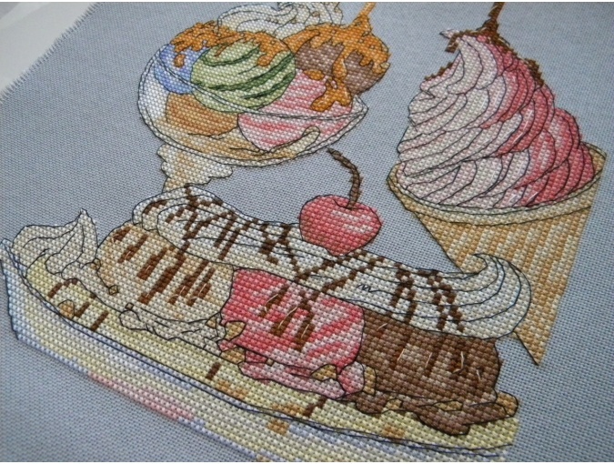 Ice Cream Cross Stitch Chart фото 4