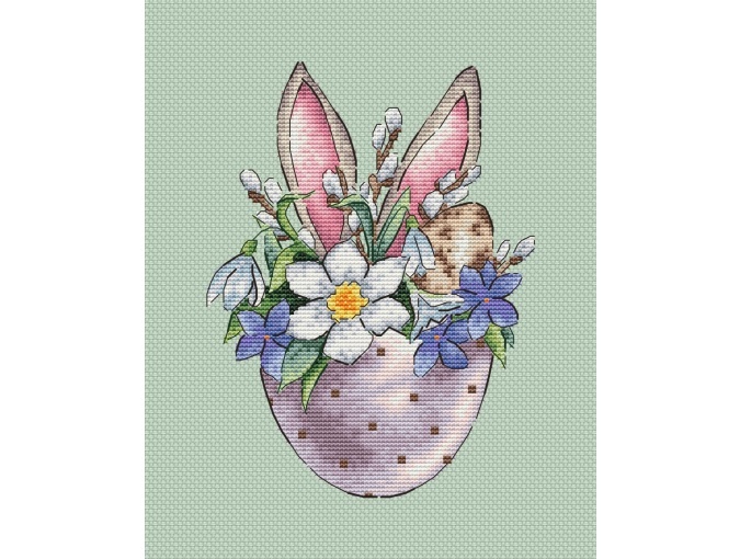 Easter Cross Stitch Chart фото 1