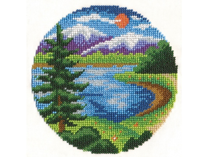By the Lake Bead Embroidery Kit фото 1