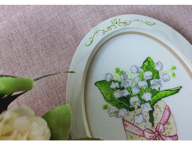 Easter Eggs. Lilies of the Valley Cross Stitch Pattern фото 8
