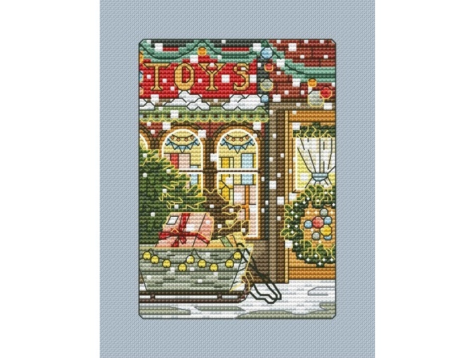 Christmas Card 17 Cross Stitch Pattern фото 1