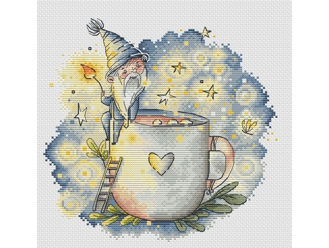 Cup of Magic Cross Stitch Pattern фото 1