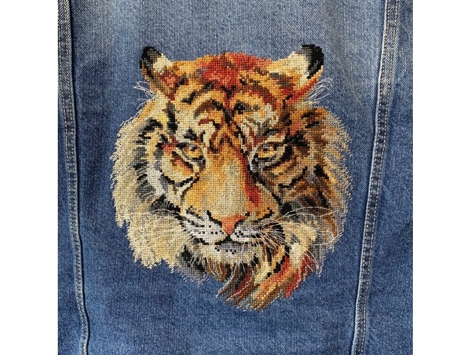 Tiger Cross Stitch Pattern фото 5