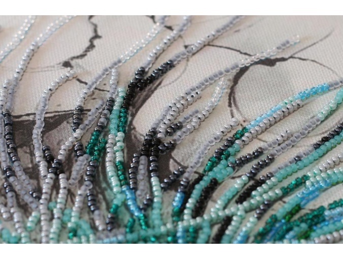 Aquamarine Bead Embroidery Kit фото 6
