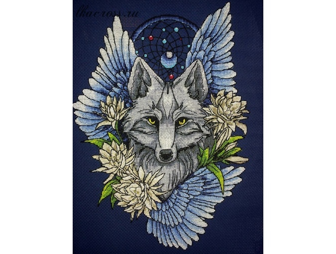 Dreamсatchers. Wolf 1 Cross Stitch Pattern фото 3