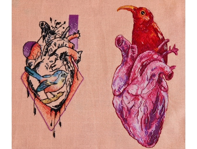 Heart Free Like a Bird Cross Stitch Pattern фото 4