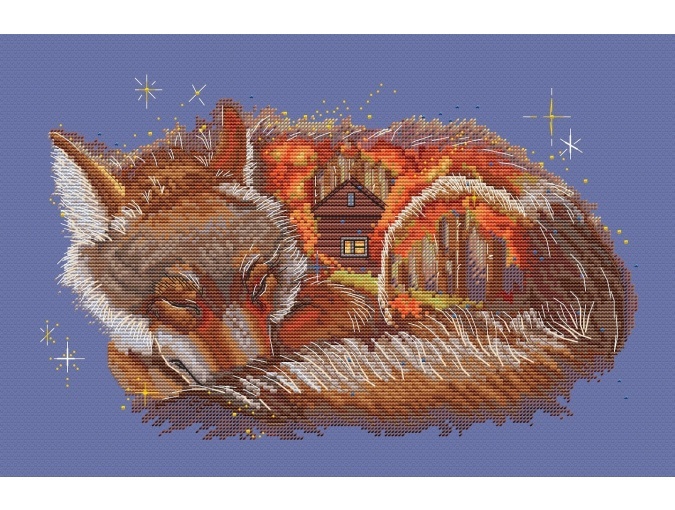 Wolf Dreams Cross Stitch Pattern фото 2