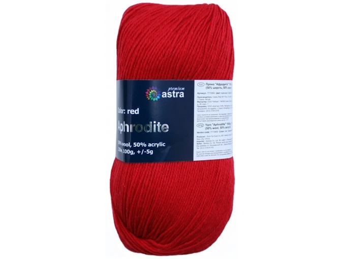 Astra Premium Aphrodite, 50% Wool, 50% Acrylic, 3 Skein Value Pack, 300g фото 11