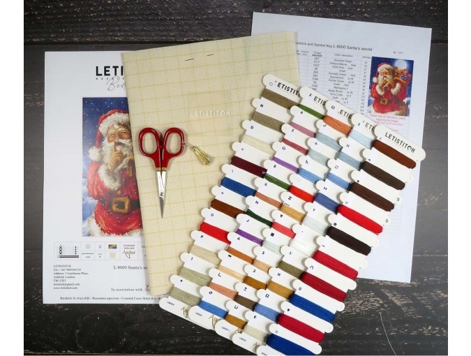 Santa's Secret Cross Stitch Kit фото 4
