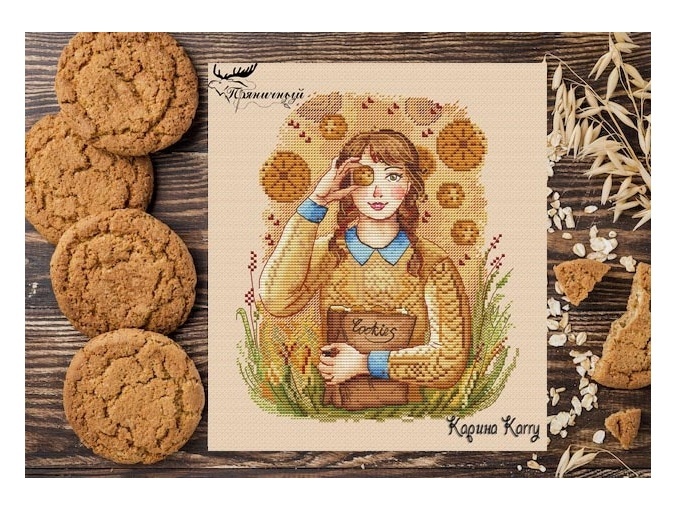 Dreams and Сookies Cross Stitch Pattern фото 1