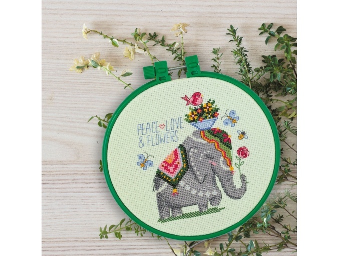 Elephant Cross Stitch Kit фото 1