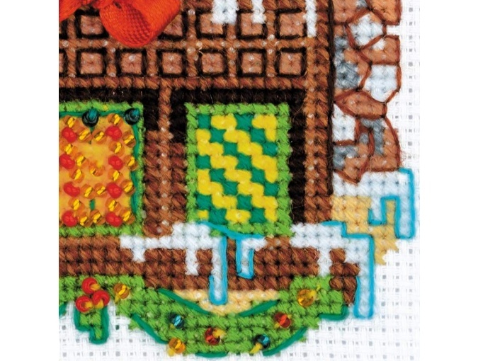 Cabin with a Bell Cross Stitch Kit фото 5