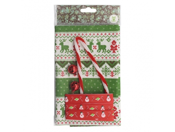 Christmas Green Set Patchwork Fabric with Accessories фото 5