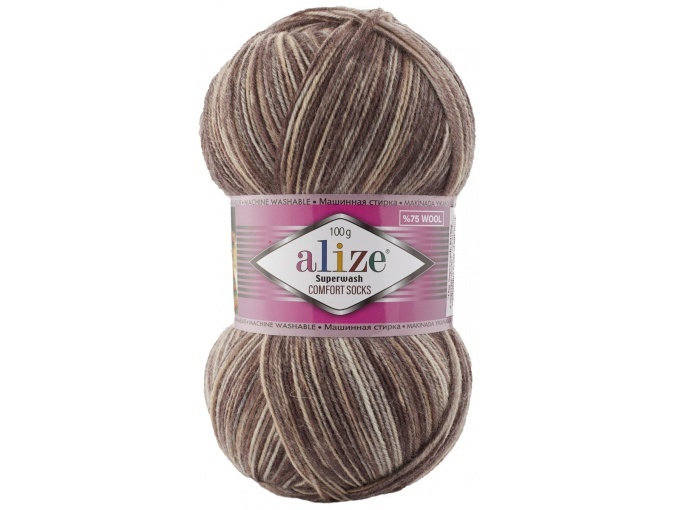 Alize Superwash Comfort Socks 75% wool, 25% polyamide 5 Skein Value Pack, 500g фото 32