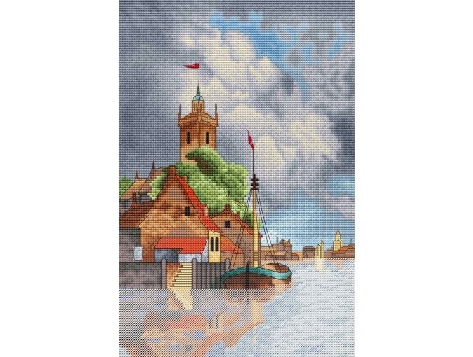 Dutch Harbor Cross Stitch Pattern фото 1